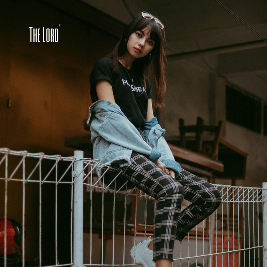 A woman wearing streetwear