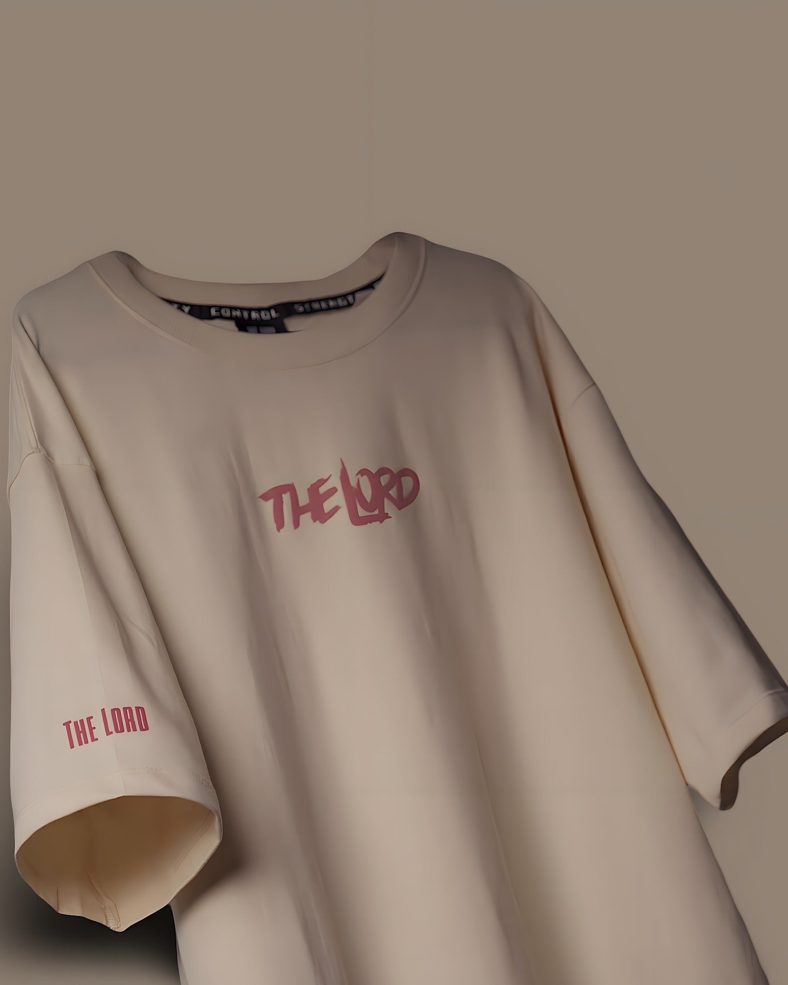 Image of WINGS OF RESILIENCE t shirt front view slightly inclined
