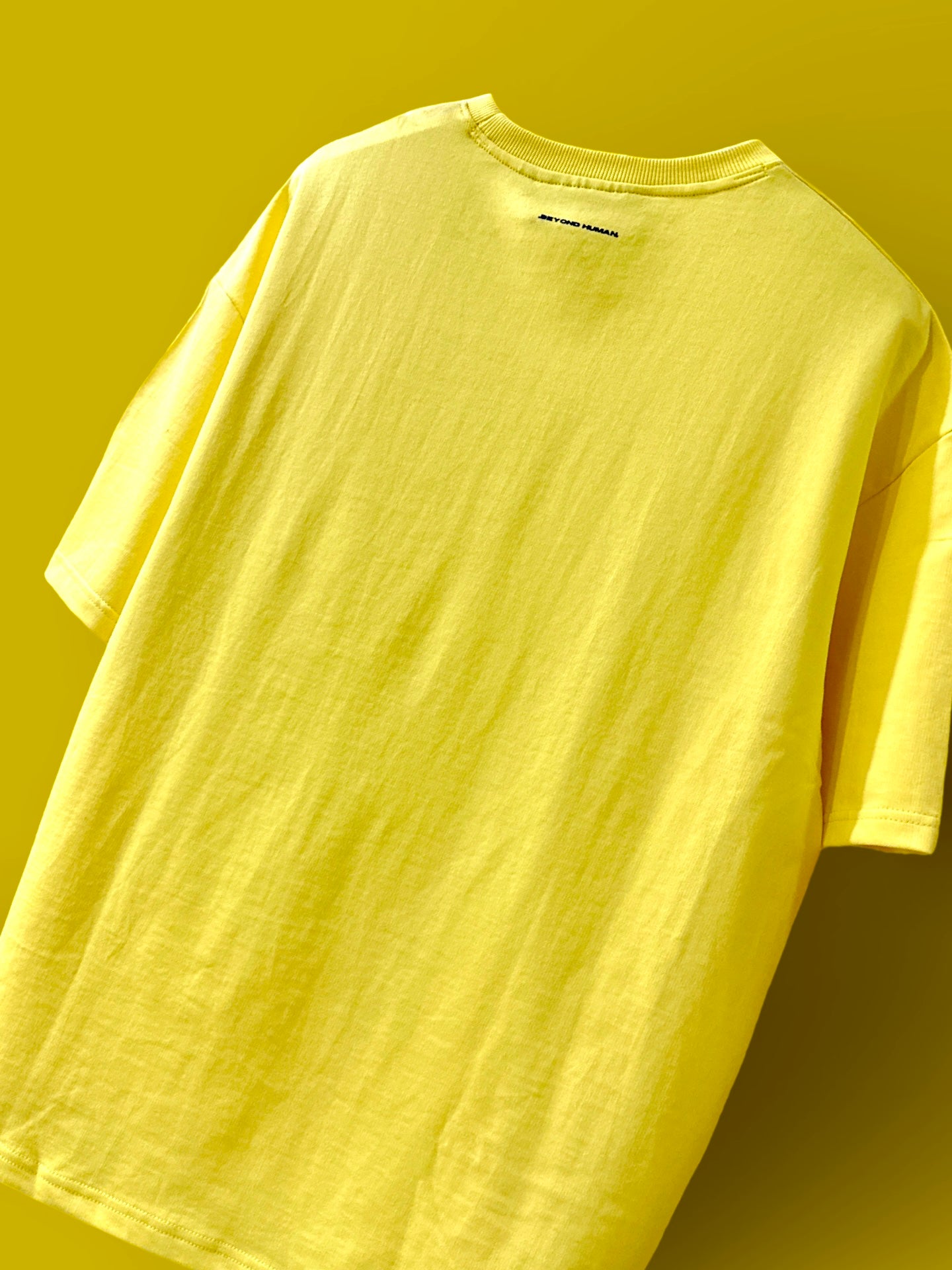 Beyond Human 1.0 Yellow Edition t-shirt back view